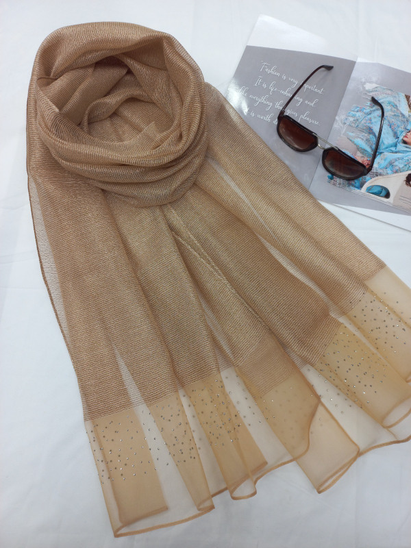 Party Wear Cotton Silk Hijab/Scarf