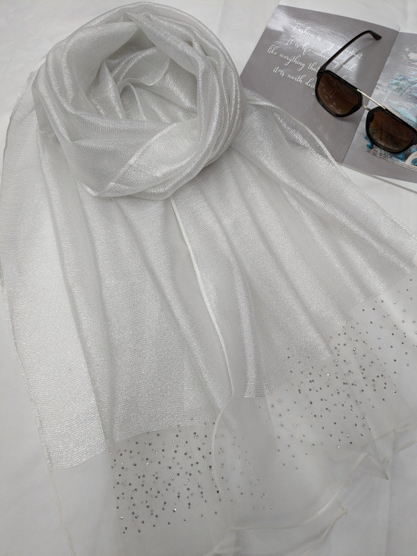 Party Wear Cotton Silk Hijab/Scarf