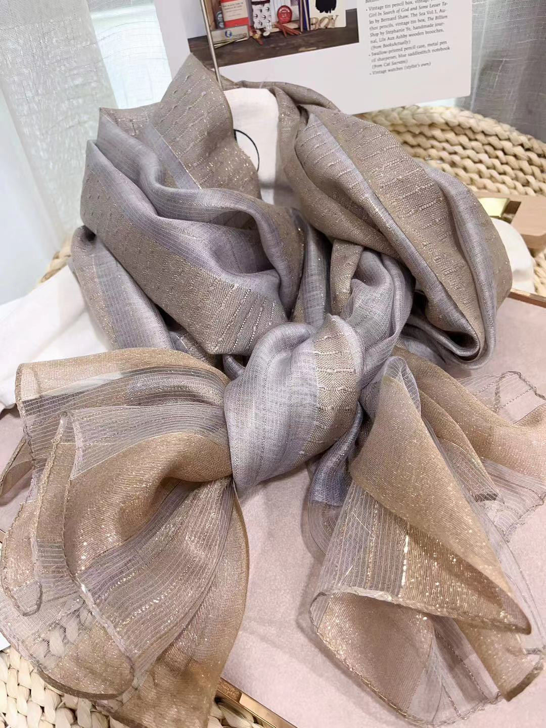 Party Wear Cotton Silk Hijab/Scarf