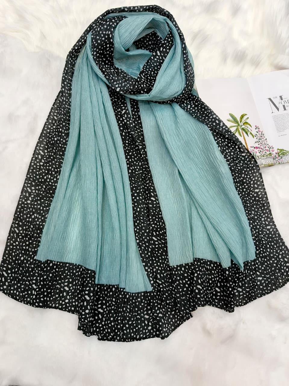Ribbed Cotton Silk Hijab/Scarf