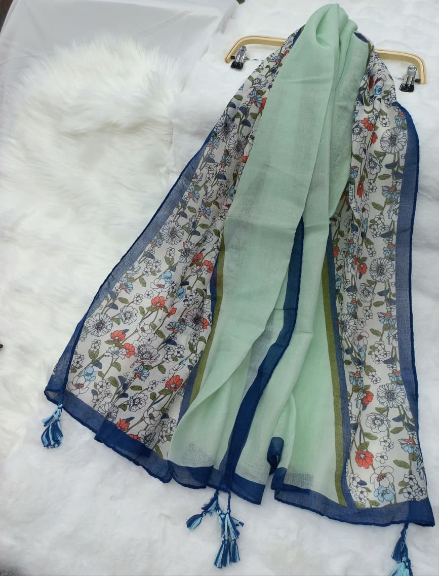 Thin Tassel Cotton/Viscose Hijab/Scarf